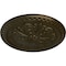Ekena Millwork Emeryville Ceiling Medallion, Hand-Painted Green Gold, 16 7/8"OD x 5/8"P CM16ERGGS - alternate 2